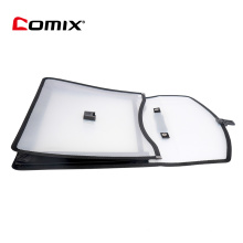 COMIX Factory PP 3-Tab Poly Filing Office School Supplies Files A4 Embossing Custom Pocket Presentation Folder